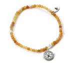 Time turner armband geel - 925 zilver