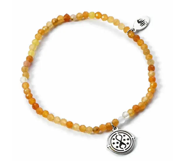 Time turner armband geel - 925 zilver