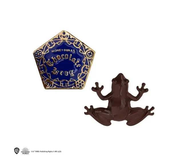 Chocolade kikker pin set