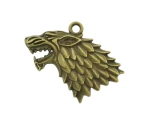 Reuzenwolf bedel brons