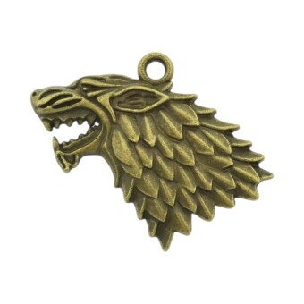 Reuzenwolf bedel brons