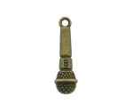 Microfoon bedel brons