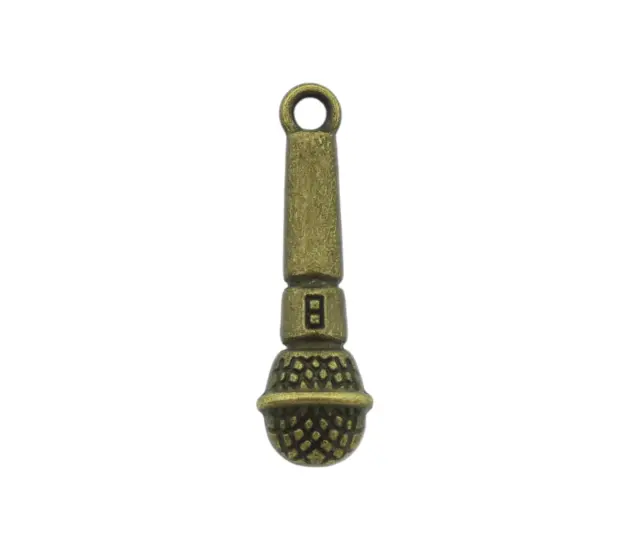 Microfoon bedel brons