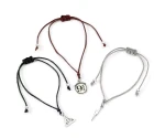 3 vriendschaps armbandjes zilver