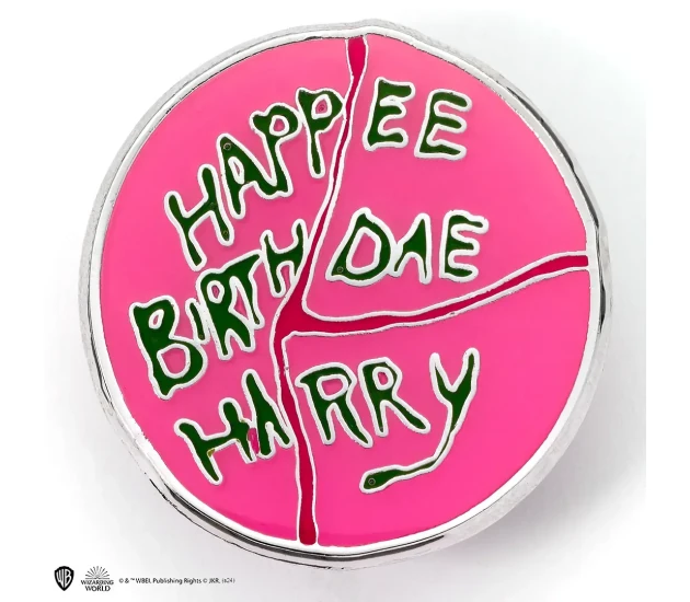Happee Birthdae taart pin