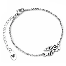 Golden snitch armband - 925 zilver
