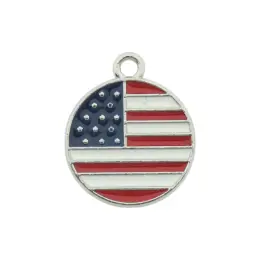 Ronde bedel Amerikaanse vlag