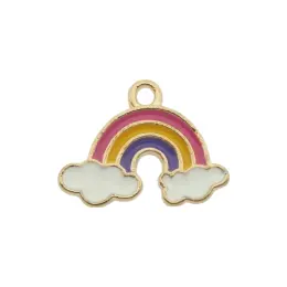 Regenboog met wolkjes bedel