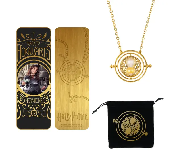 Time Turner ketting met boekenlegger set